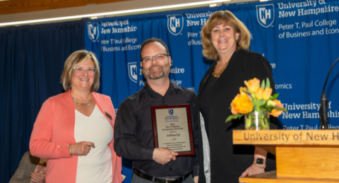 Joshua Cyr was recently named Paul J. Holloway Entrepreneur of the Year. 