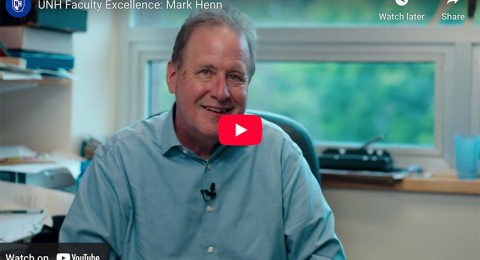 Thumbnail of UNH video about UNH faculty Mark Henn