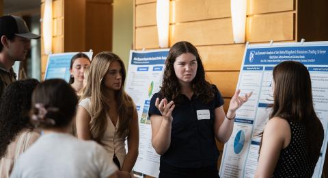 Students present at the Paul College URC