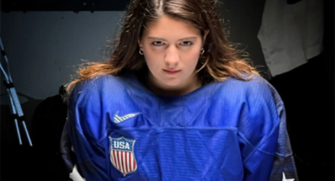 Katie Ladlie in her Team USA uniform