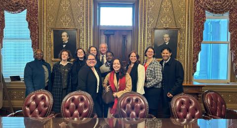 Carsey students in Washington DC for the annual Colloquium