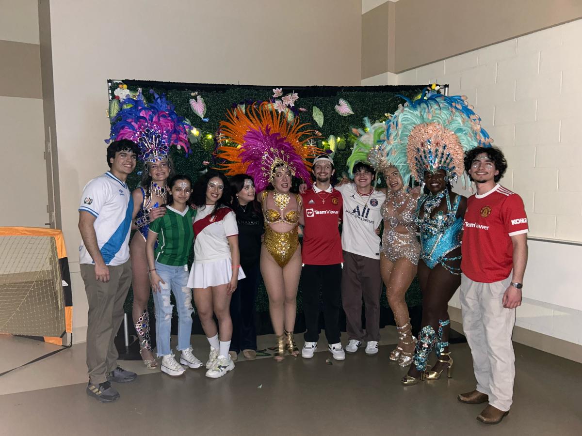 UNH MOSAICO (Latin-American student org) with dancers 