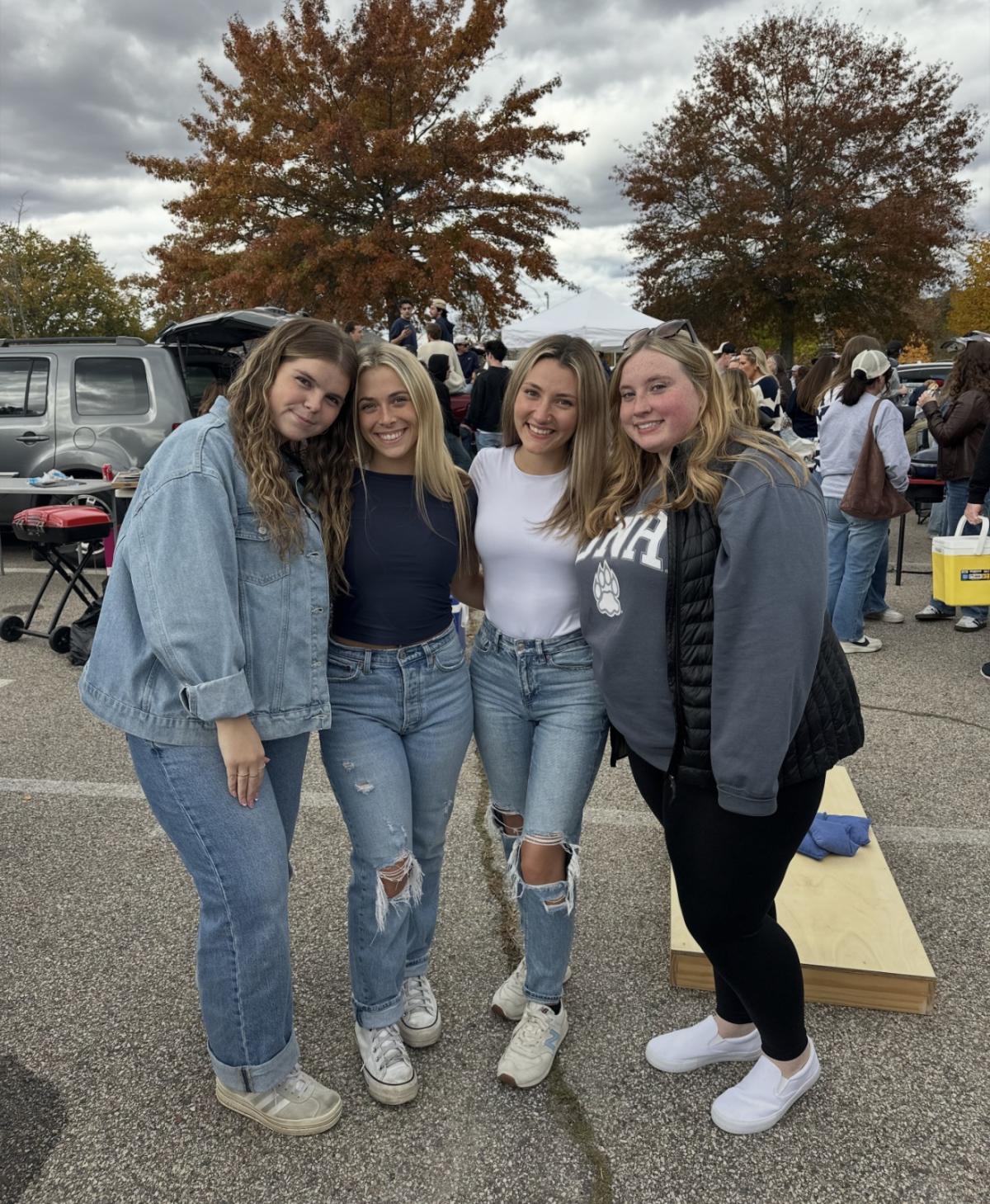 Morgan with friends