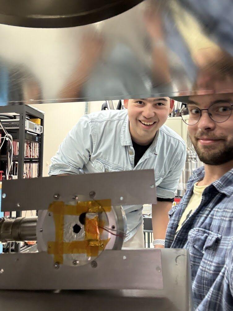 Alec with machinery