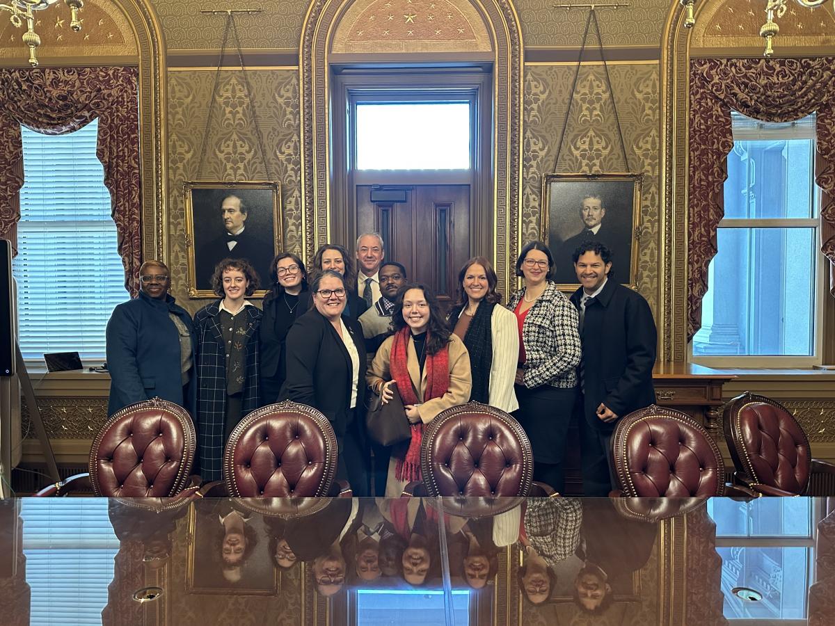 Carsey students in Washington DC for the annual Colloquium