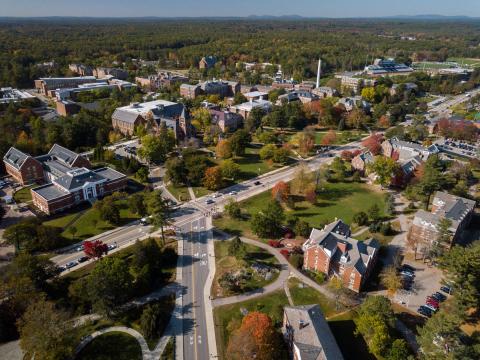 UNH Durham campus aerial