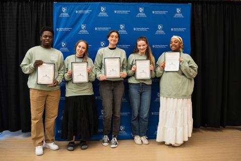 ALS Participants with their certificates