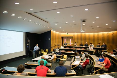 Students in a lecture
