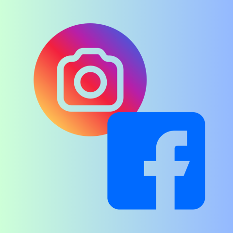 Instagram and Facebook Icons