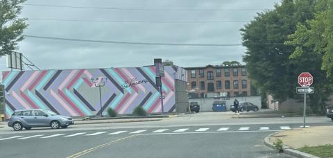 Corliss Street connecting to Admiral Street in Providence, RI