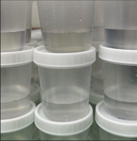 PFAS samples after combustion