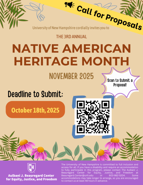 Native American Heritage Month Call for Proposals 2025