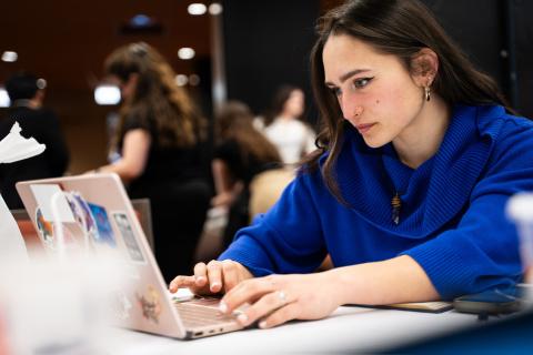 Zoe Kahle ’26 at the International Collegiate Competition 