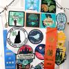 A display of Wildside patches and 4-H ribbons