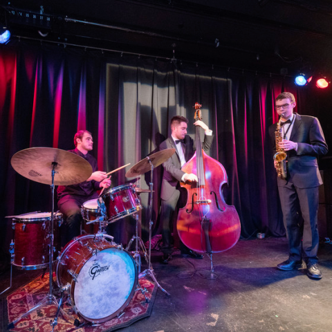 UNH musicians on stage