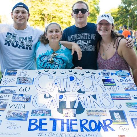 group of students at University Day 