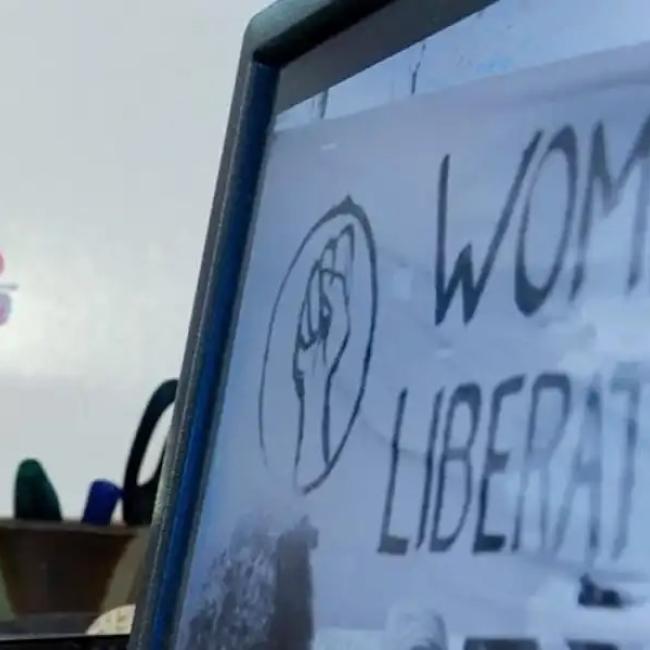 poster from a protest