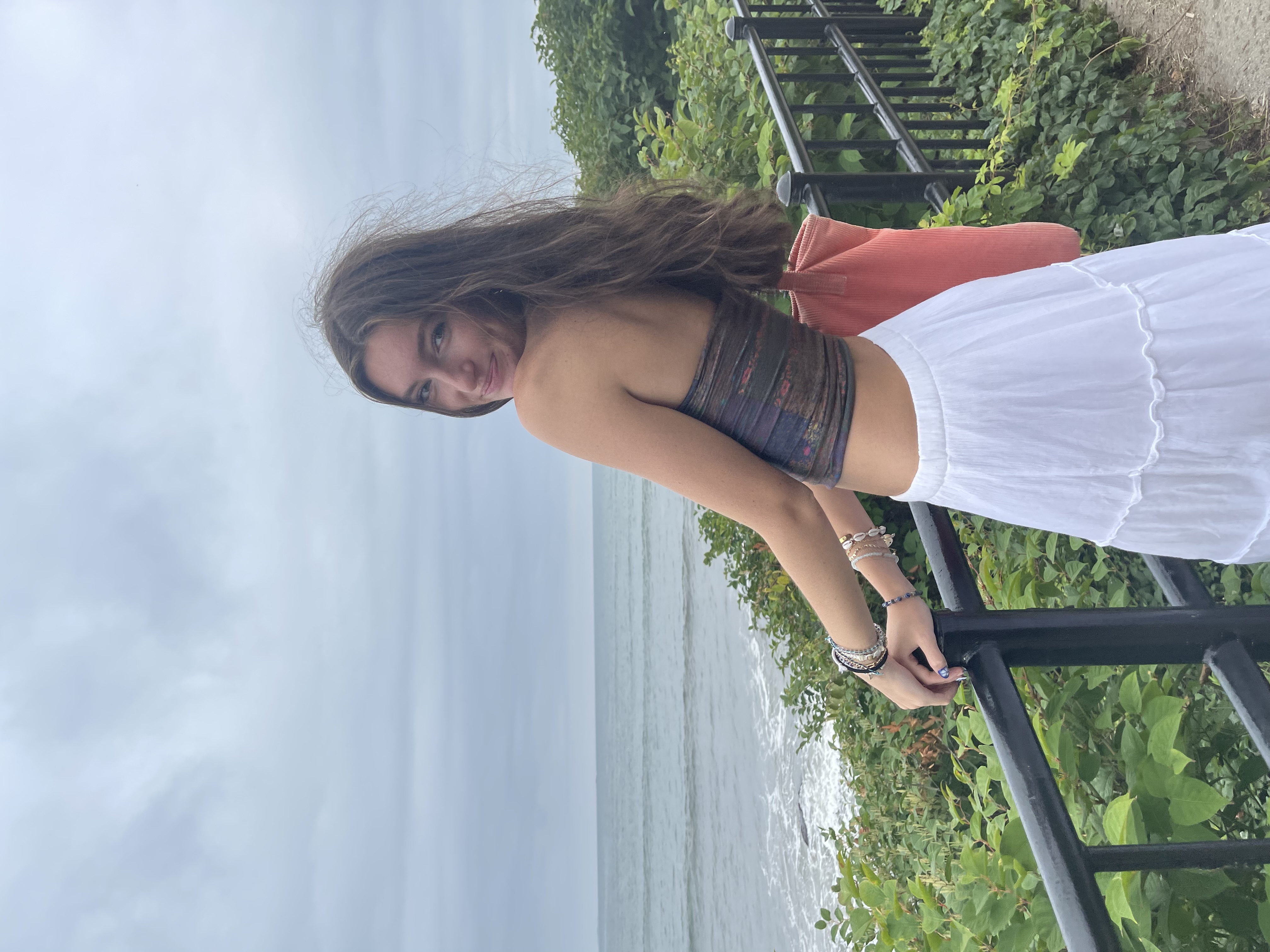 a young white woman with long brown hair 