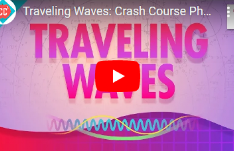 Thumbnail for Crash Course's video on traveling waves