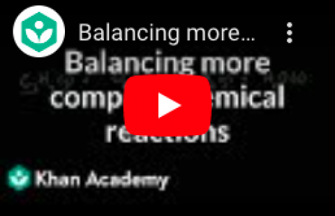 Balancing Equations - Khan Academy - complex equations
