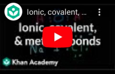Covalent Bonds - Khan Academy - Ionic and Covalent