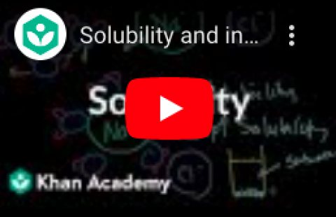 Dissolution & Solubility - Khan Academy-Intermolecular forces