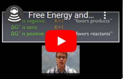 Free Energy & Keq - Bozeman Science video