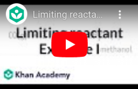 Limiting Reagent - Khan Academy - practice problem