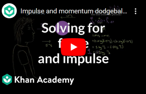 Linear Momentum & Impulse - Khan Academy video