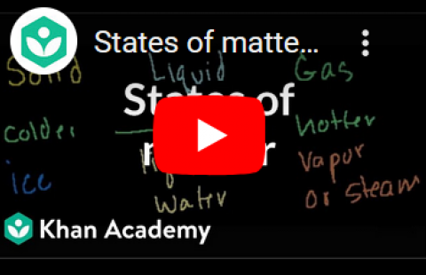 Physical States & Phase Changes - Khan Academy video