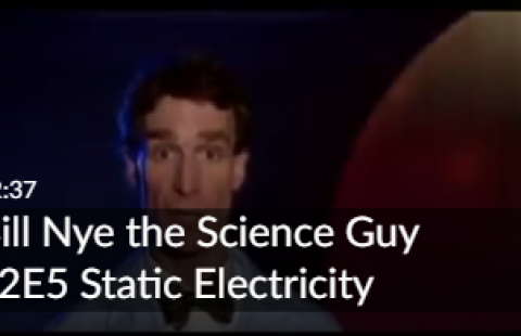 Thumbnail for the Static Electricity episode of Bill Nye