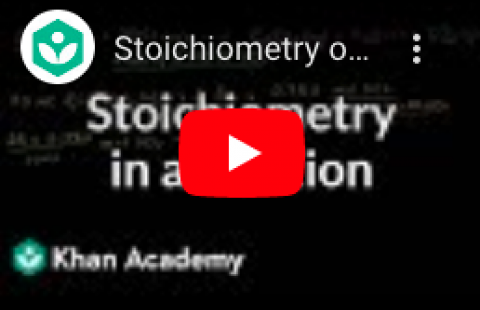 Stoichiometry - Khan Academy - Problem 1