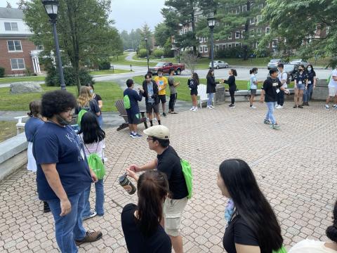 CONNECT students on UNH campus