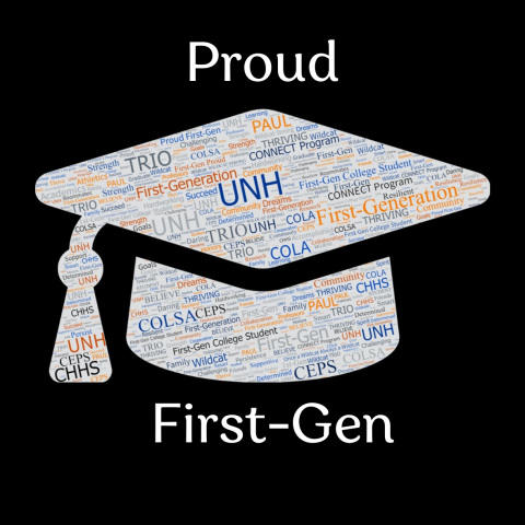 UNH 2022 First Generation Celebration logo