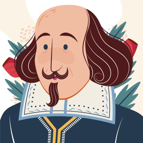 clip art of Shakespeare image