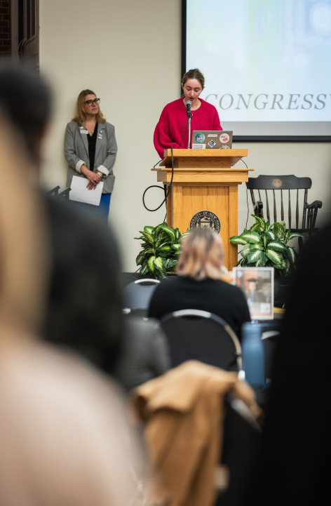 Speaker at 2025 First Gen celebration.