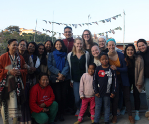 student group in Nepal
