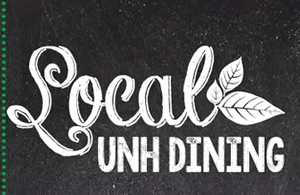 decorative text that reads Local UNH Dining