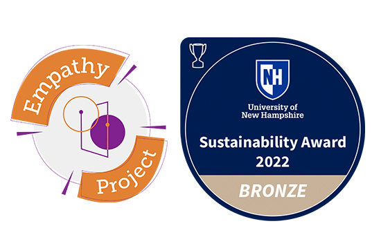 empathy project logo with award icon