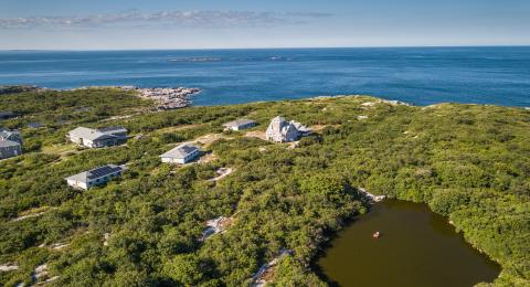 Shoals Marine Lab aerial 