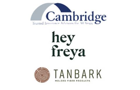 logos of Cambridge, hey freya, and Tanbark