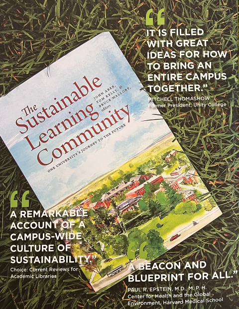 Sustainable Learning Community book on the grass