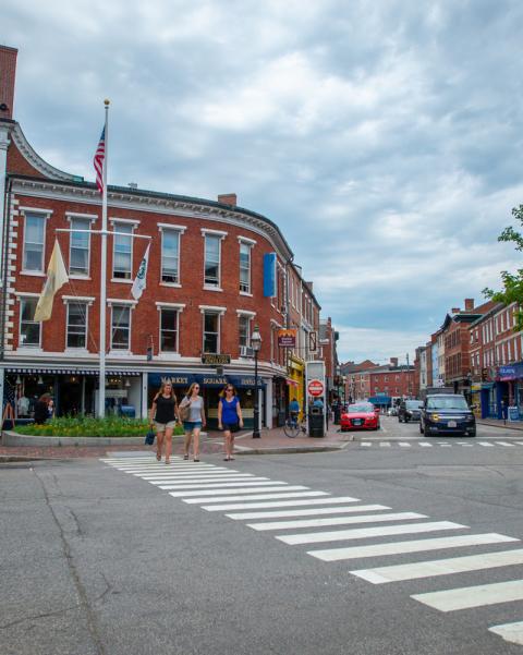 downtown Portsmouth, NH