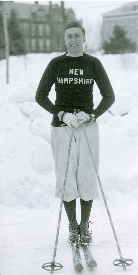 UNH Skier in 1935
