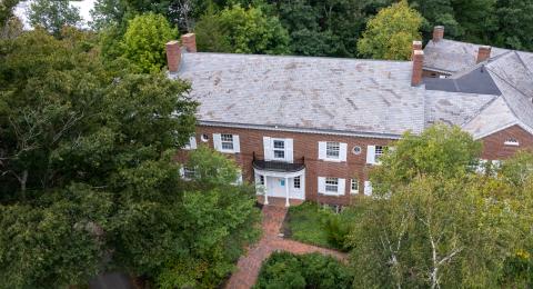 Aerial picture of Hood House