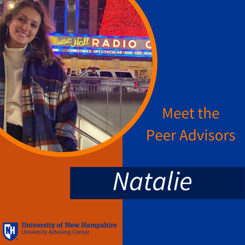 Picture of Peer Advisor, Natalie