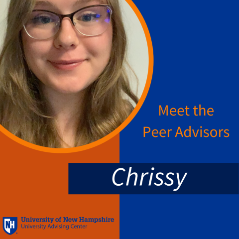 Meet the peer advisors, Chrissy