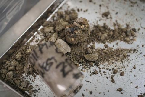 Permafrost sample