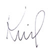 Kristin Duisberg signature