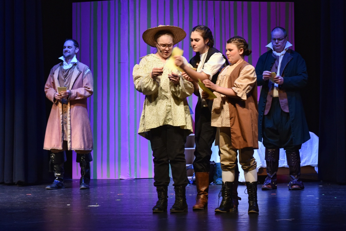 Actors on stage